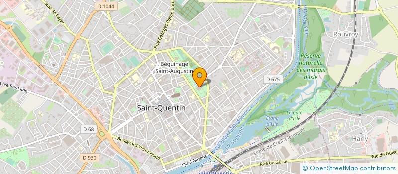 localisation de l'entreprise TENNIS DE TABLE SAINT-QUENTIN  SAINT-QUENTIN