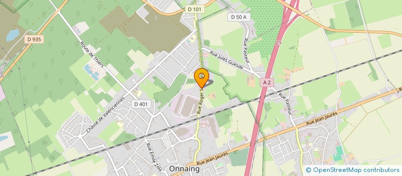 localisation de l'entreprise TENNIS DE TABLE VALENCIENNES à ONNAING