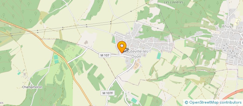 localisation de l'entreprise TENNIS DES BOIS D'HAUTEVILLE  HAUTEVILLE-LES-DIJON