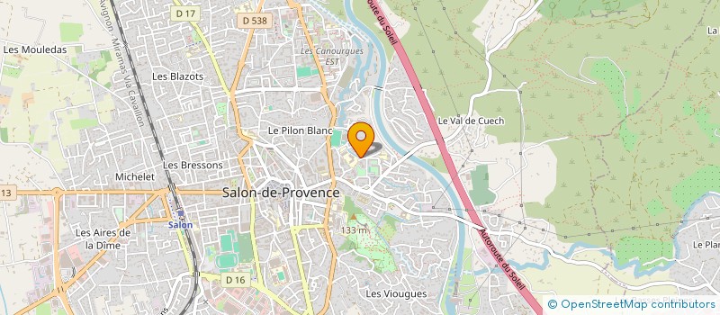 localisation de l'entreprise TENNIS DES PLAINES à SALON-DE-PROVENCE