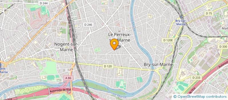 localisation de l'entreprise TENNIS ECOLE MONTAIGNE  LE PERREUX-SUR-MARNE