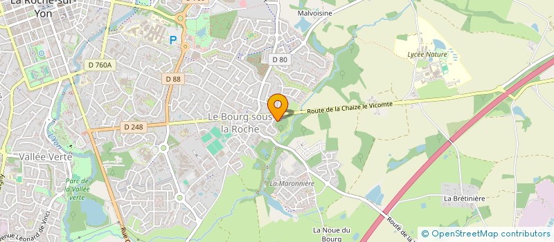 localisation de l'entreprise TENNIS ENTENTE YONNAISE à LA ROCHE-SUR-YON