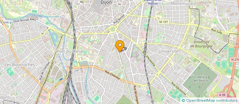 localisation de l'entreprise TENNIS EVENTS 21  DIJON