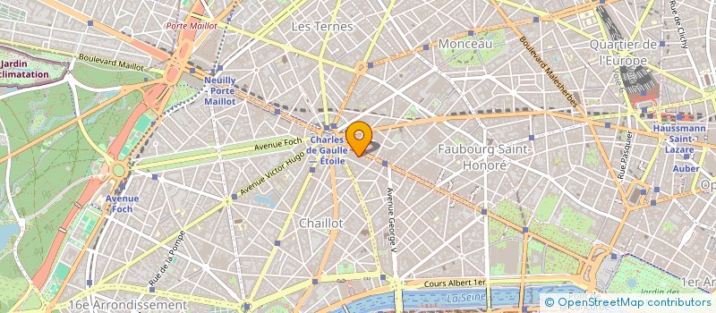 localisation de l'entreprise TENNIS FLUID INTERNATIONAL à PARIS