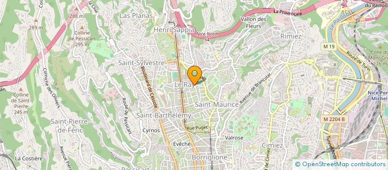 localisation de l'entreprise TENNIS MACHINE à NICE