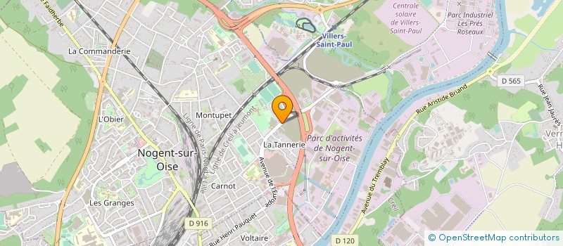 localisation de l'entreprise TENNIS MUNICIPAL NOGENT SUR OISE à NOGENT-SUR-OISE