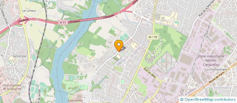 localisation de l'entreprise TENNIS NANTES BEAUJOIRE à NANTES
