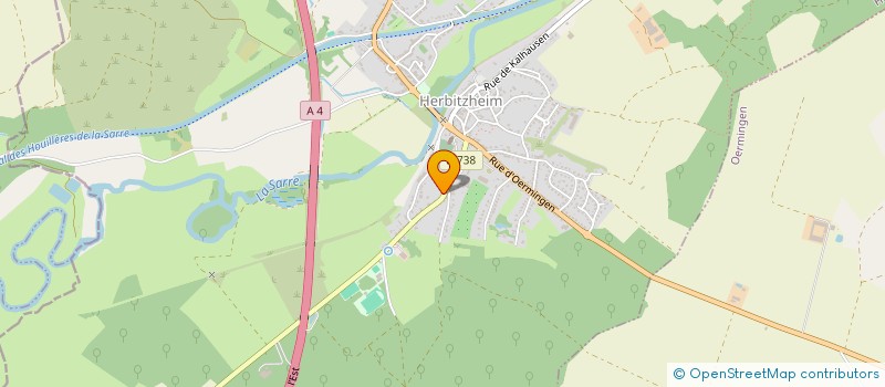 localisation de l'entreprise TENNIS PADEL CLUB DE HERBITZHEIM  HERBITZHEIM