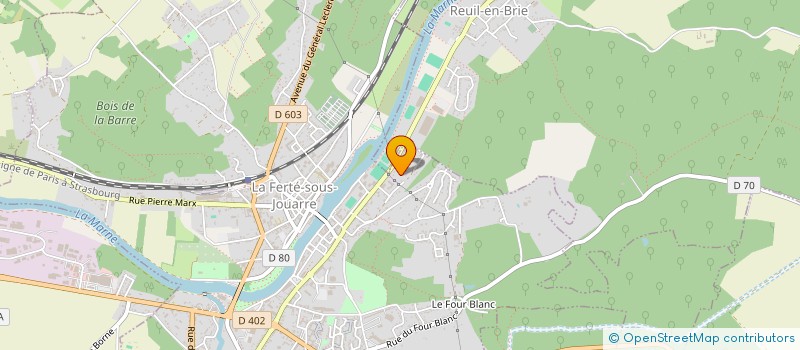 localisation de l'entreprise TENNIS PADEL CLUB LA FERTE SOUS JOUARRE  REUIL-EN-BRIE