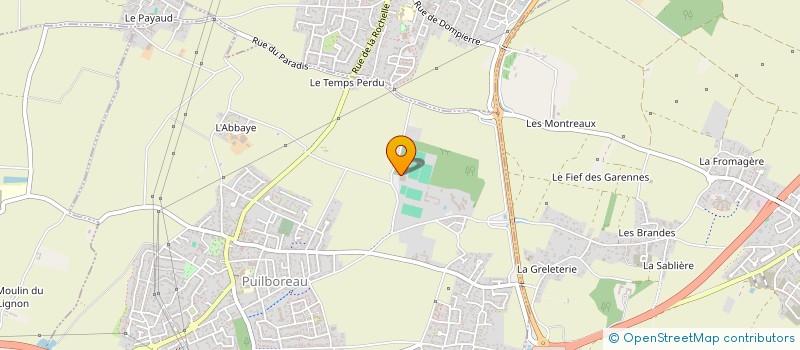 localisation de l'entreprise TENNIS PADEL CLUB PUILBOREAU  PUILBOREAU