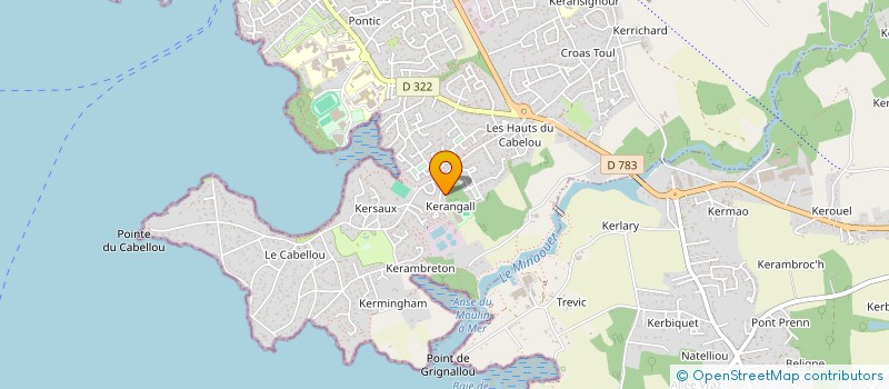 localisation de l'entreprise TENNIS PADEL CONCARNEAU PRO SHOP à CONCARNEAU