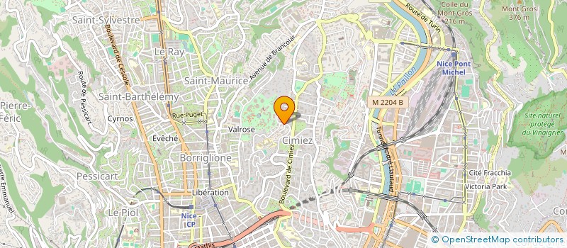localisation de l'entreprise TENNIS PADEL DEVELOPPEMENT à NICE
