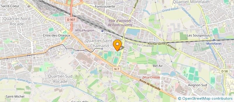 localisation de l'entreprise TENNIS PARK AVIGNON à AVIGNON