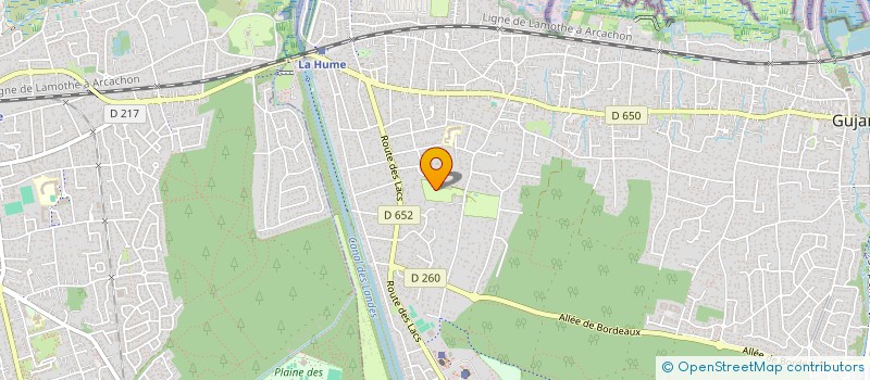 localisation de l'entreprise TENNIS PERFORMANCE  GUJAN-MESTRAS