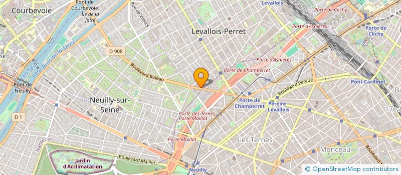 localisation de l'entreprise TENNIS POINT à LEVALLOIS-PERRET