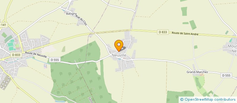 localisation de l'entreprise TENNIS PRIVE DU DOMAINE DE LA FORET  LA BOISSIERE