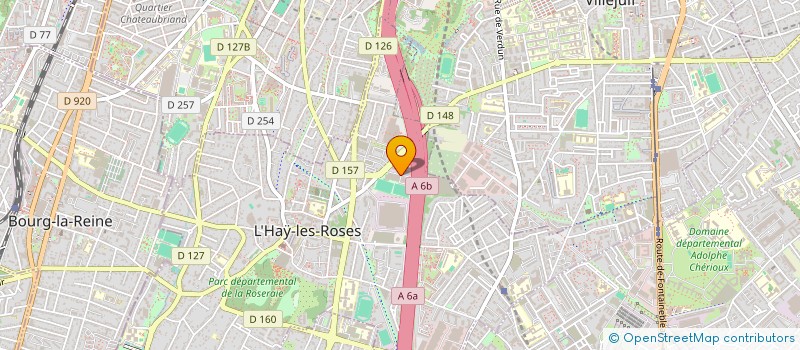 localisation de l'entreprise TENNIS SQUASH DE L'HAY LES ROSES  L'HAY-LES-ROSES