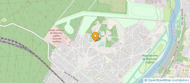 localisation de l'entreprise TENNIS SQUASH DE MAISONS LAFFITTE  MAISONS-LAFFITTE