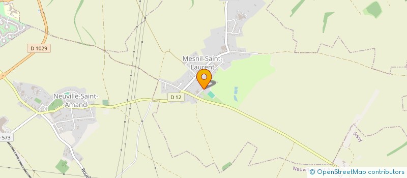 localisation de l'entreprise TENNIS SQUASH DE MESNIL ST QUENTIN  MESNIL-SAINT-LAURENT