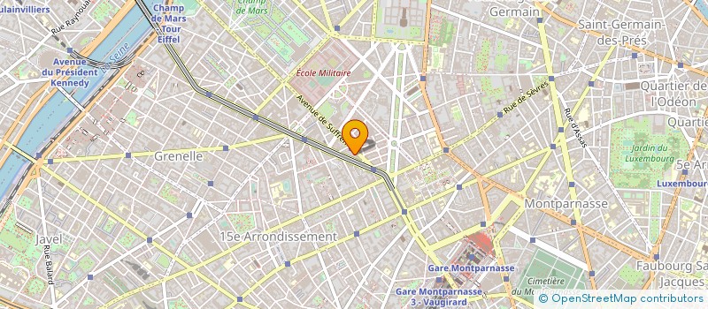 localisation de l'entreprise TENNIS SUFFREN  PARIS