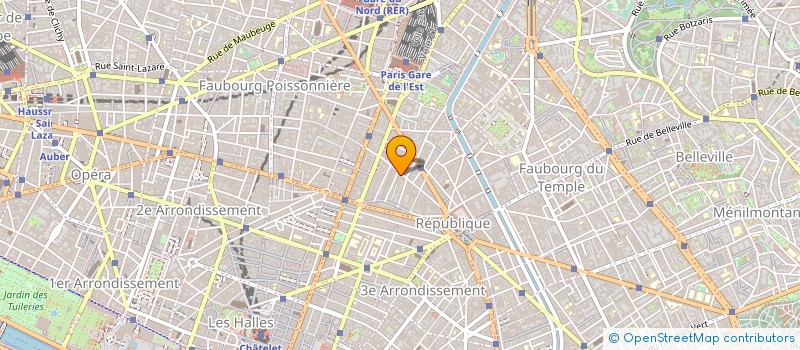 localisation de l'entreprise TENNISCORE à PARIS