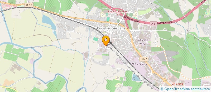 localisation de l'entreprise TENOR à PUGET-SUR-ARGENS