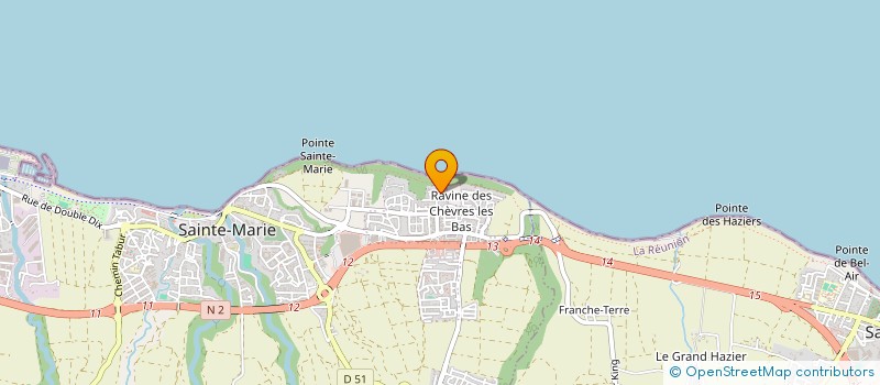 localisation de l'entreprise TENOR  SAINTE-MARIE