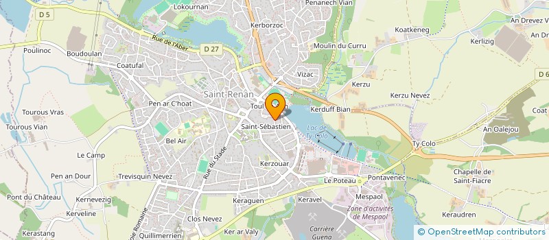 localisation de l'entreprise TENRAP  SAINT-RENAN