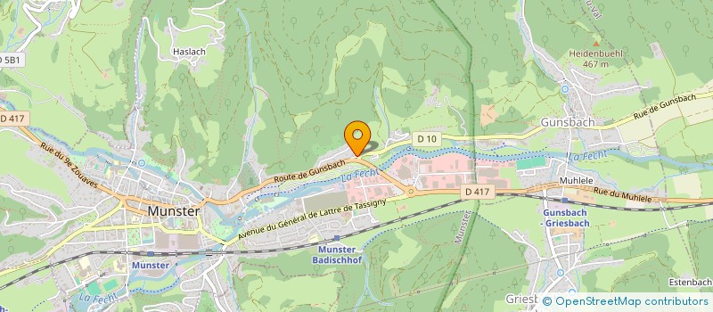 localisation de l'entreprise TENRET-DREZE INDIVISION  MUNSTER