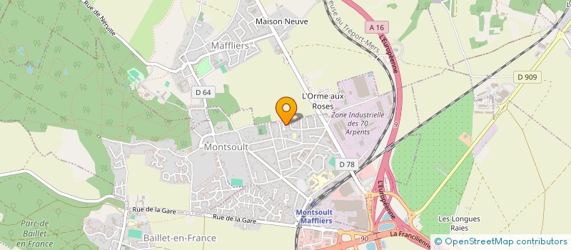 localisation de l'entreprise TENROCANDCO à MONTSOULT