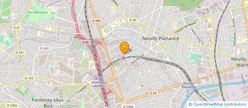 localisation de l'entreprise TENSATOR à NEUILLY-PLAISANCE