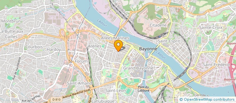localisation de l'entreprise TENSERVOR SARL à BAYONNE