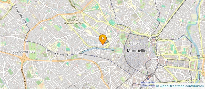 localisation de l'entreprise TENSORER à MONTPELLIER