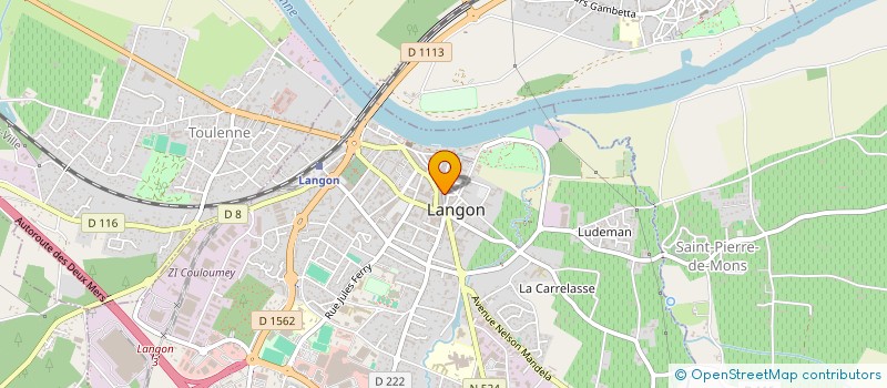 localisation de l'entreprise TENTATI'ONGLES à LANGON