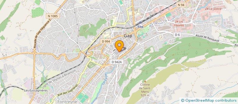 localisation de l'entreprise TENTATION  GAP