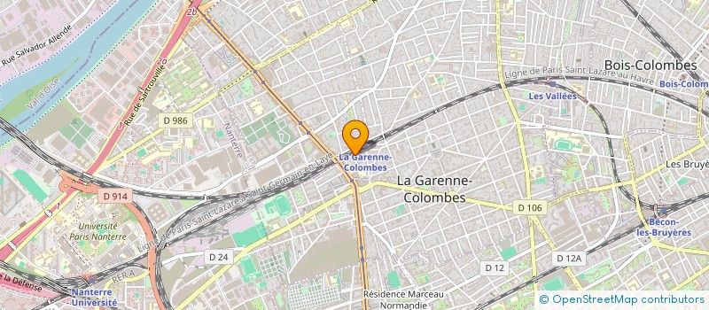 localisation de l'entreprise TENTATION  LA GARENNE-COLOMBES