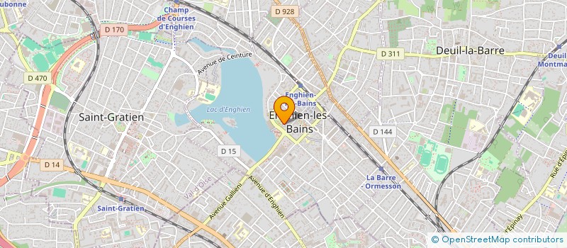 localisation de l'entreprise TENTATION  ENGHIEN-LES-BAINS