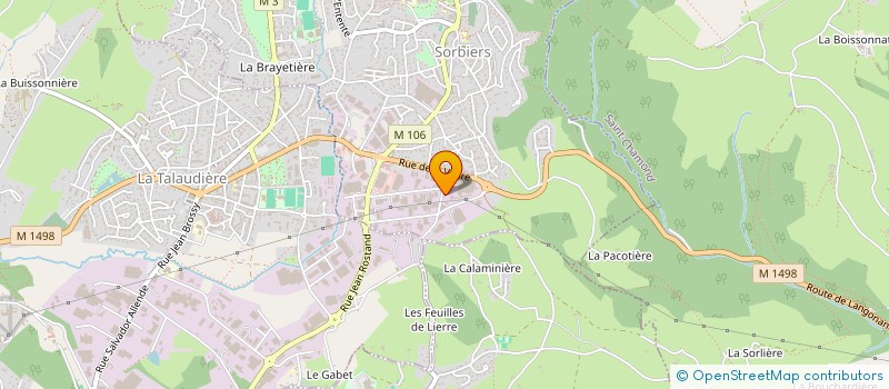 localisation de l'entreprise TENTATION  SAINT-ETIENNE