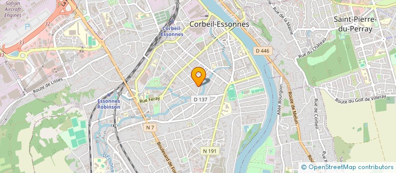 localisation de l'entreprise TENTATION à CORBEIL-ESSONNES