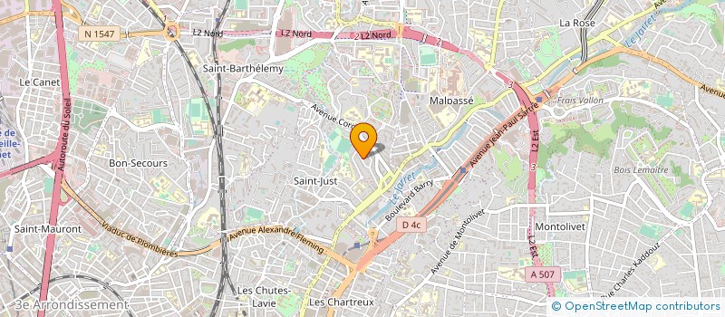 localisation de l'entreprise TENTATION BIO à MARSEILLE