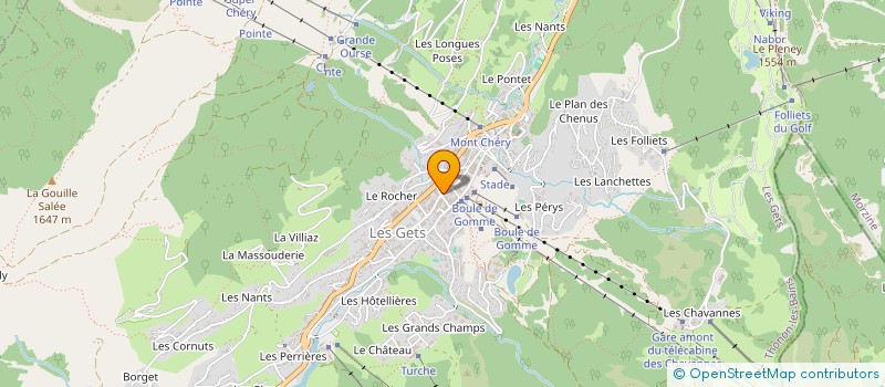 localisation de l'entreprise TENTATIONS à LES GETS