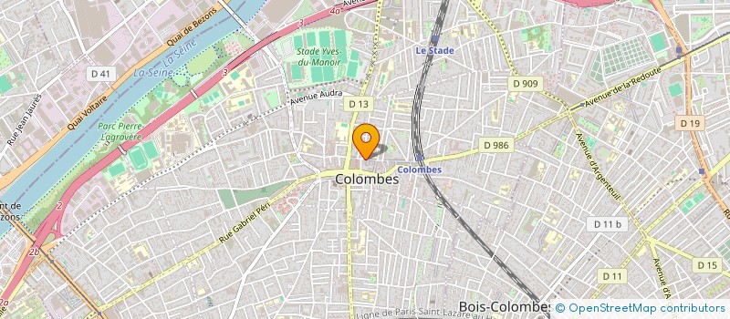 localisation de l'entreprise TENTATIONS à COLOMBES