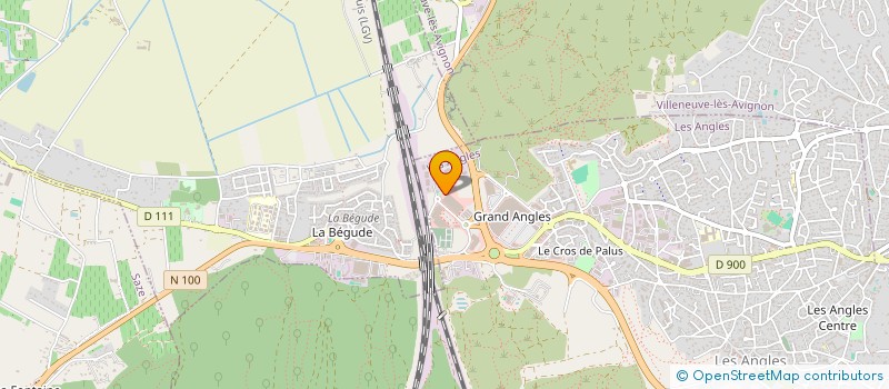 localisation de l'entreprise TENTATIONS  LES ANGLES