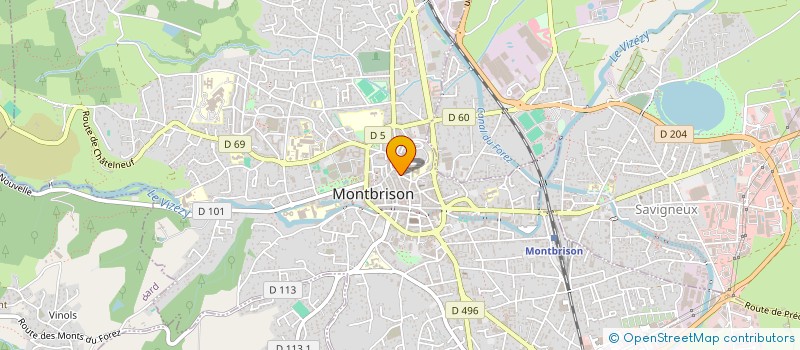 localisation de l'entreprise TENTATIVE CHESS  MONTBRISON