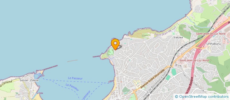 localisation de l'entreprise TENTATIVE STUDIO  SAINT-JEAN-DE-LUZ