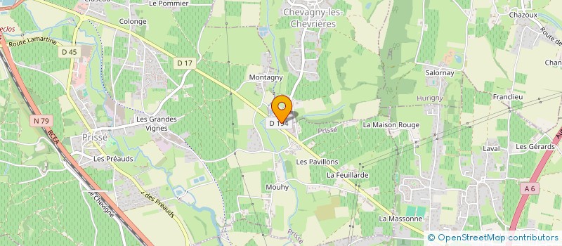 localisation de l'entreprise TENTE POLYURETHANE PARTS à CHEVAGNY-LES-CHEVRIERES