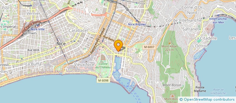 localisation de l'entreprise TENTES ET STORES CAMERLO à NICE