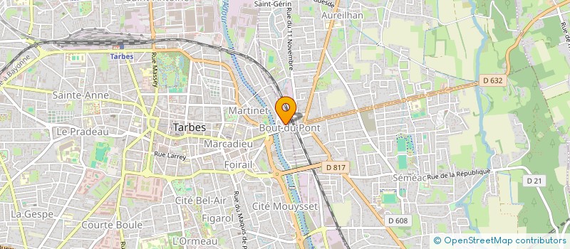 localisation de l'entreprise TENTI  TARBES