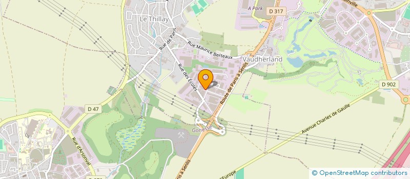 localisation de l'entreprise TENTURE MOQUETTE EXPO  LE THILLAY