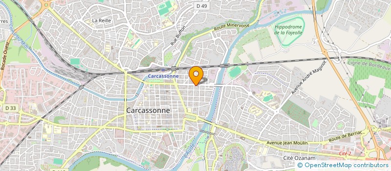 localisation de l'entreprise TENU DE SOIREE  CARCASSONNE